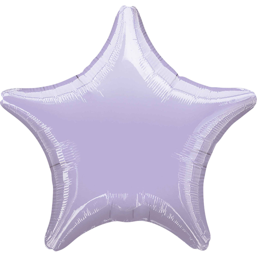 Lilac Star Foil Balloon