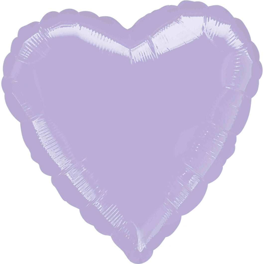 Lilac Heart Foil Balloon