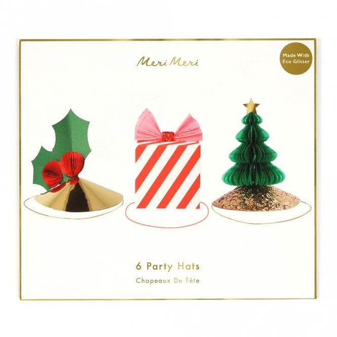 Mixed Christmas Party Hats by Meri Meri
