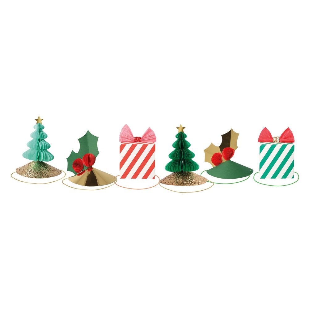 Mixed Christmas Party Hats by Meri Meri
