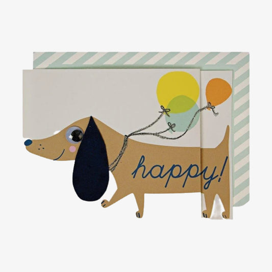 Sausage Dog Concertina Card