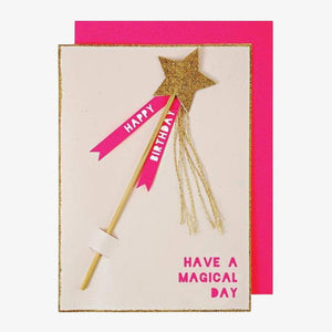 Magic Wand Birthday Card