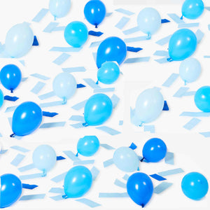 12 Mini Balloons Blue