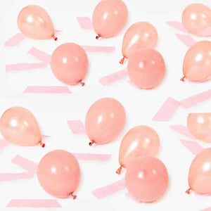 12 Mini Balloons Rose Gold