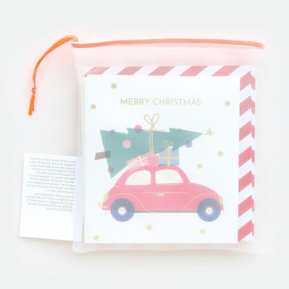 Car & Tree Mixed Charity Christmas Cards Pack of 8