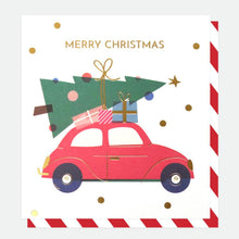 Car & Tree Mixed Charity Christmas Cards Pack of 8