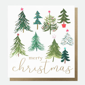 Trees & Penguins Mixed Charity Christmas Cards Pack of 8