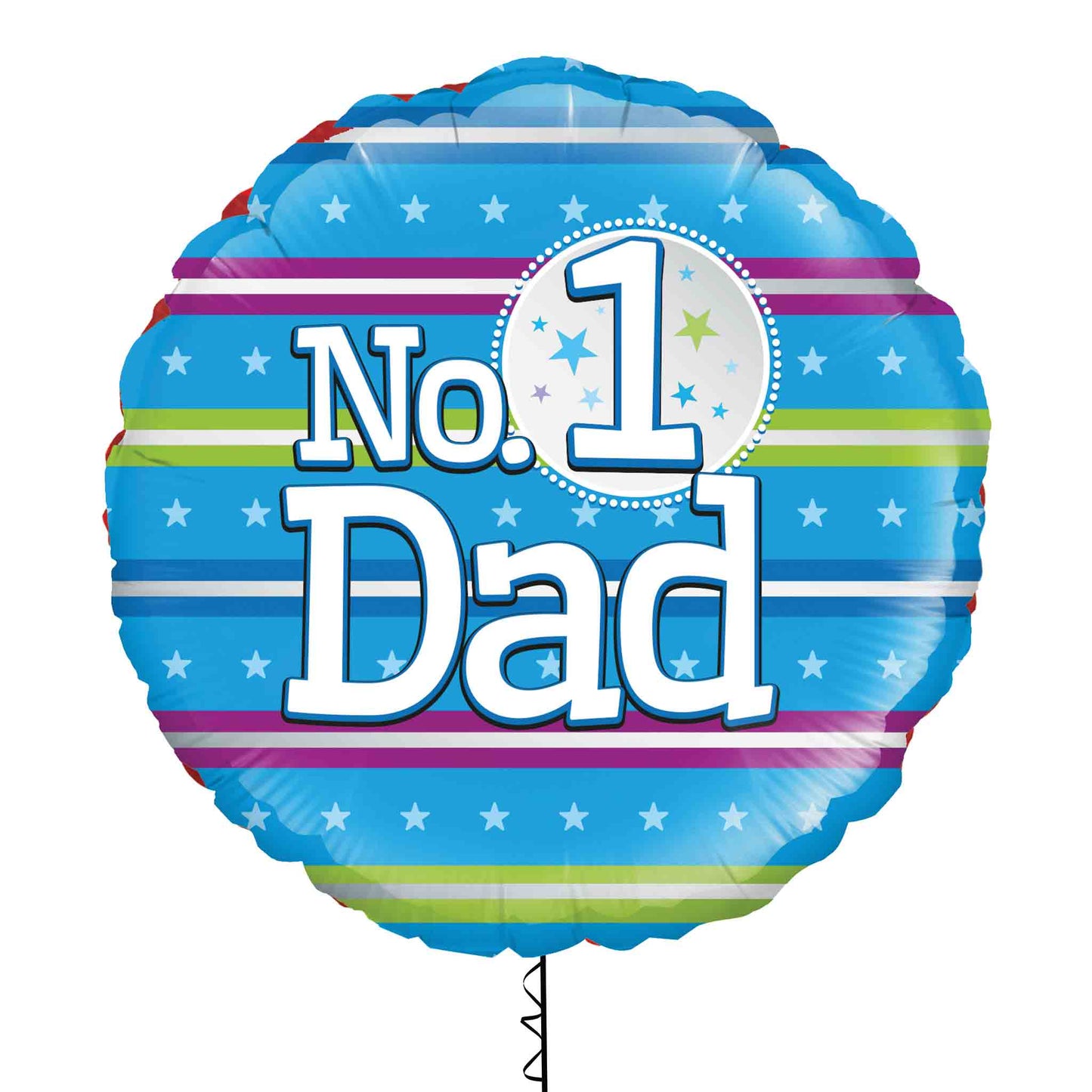Number 1 Dad Inflated Foil Balloon