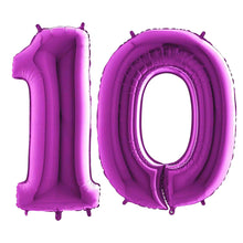 Purple Foil Number Balloons 40"