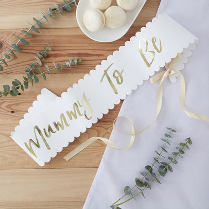Mummy to Be Baby Shower Sash