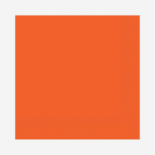 Orange Party Napkins