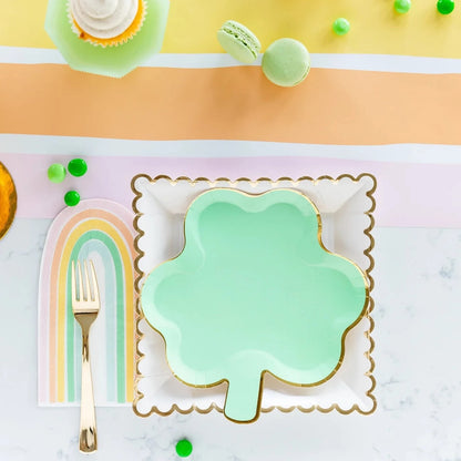 Pastel Shamrock Plate
