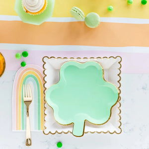 Pastel Shamrock Plate