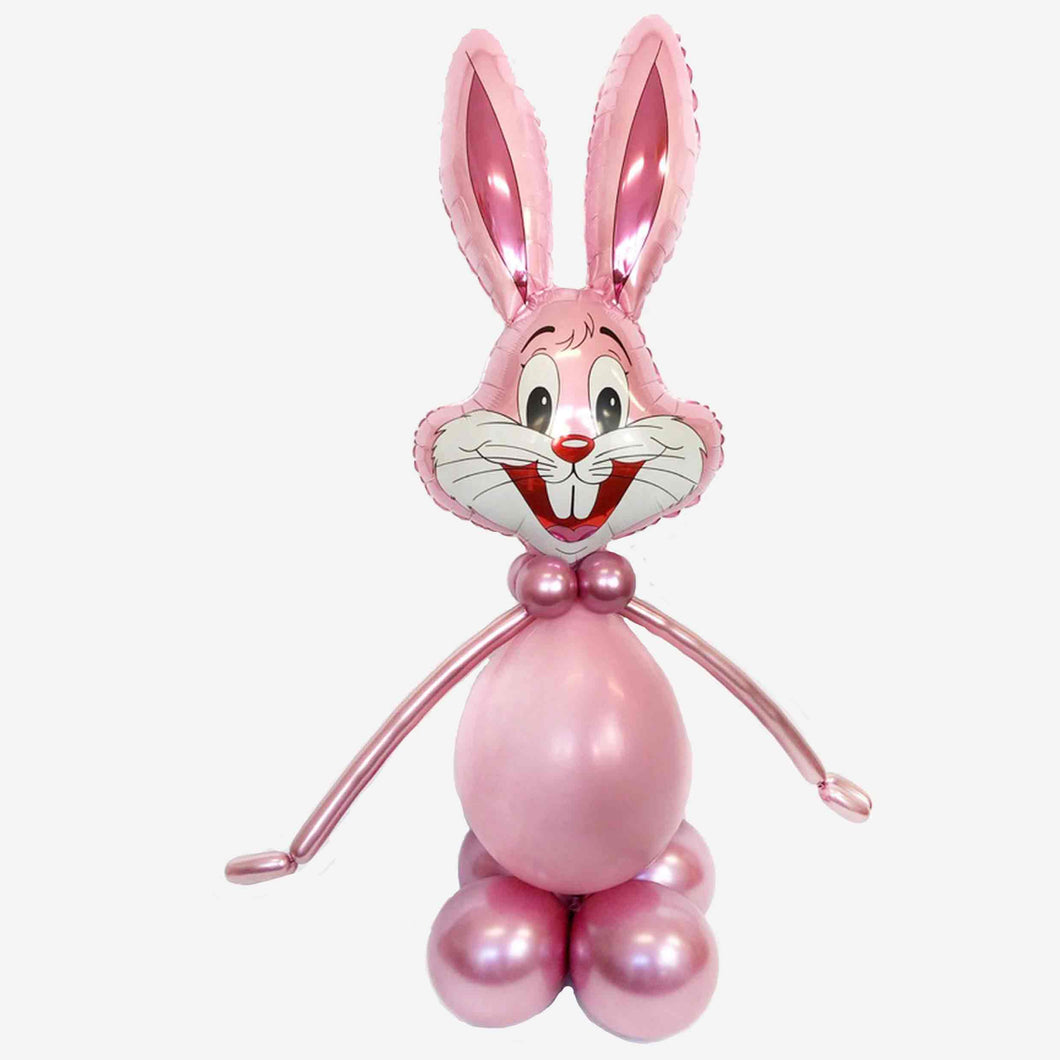 Adorable Pink Easter Bunny Inflated