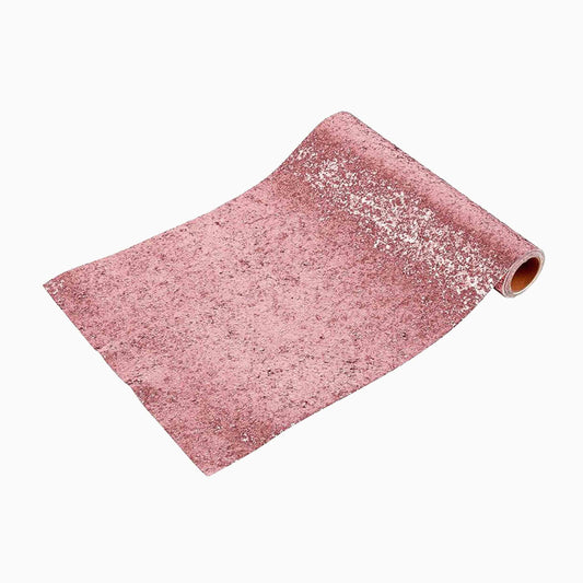 Luxe Pink Glitter Table Runner