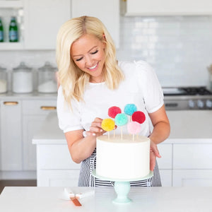 Pom-Pom Cake Topper