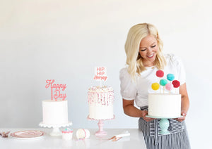 Pom-Pom Cake Topper