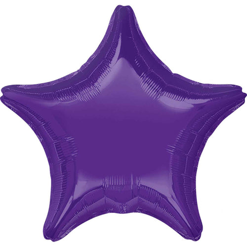 Purple Star Foil Balloon