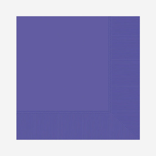 Purple Paper Napkins