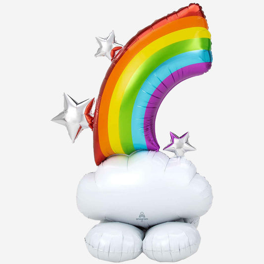 Rainbow AirLoonz Large Inflated Foil Balloon