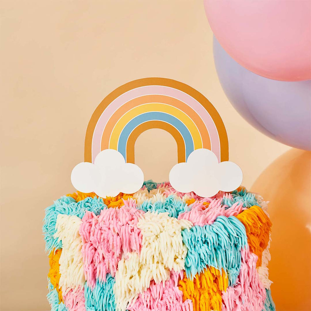 Rainbow Cake Topper