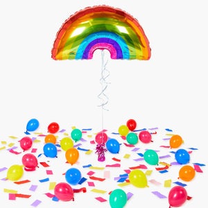 Bright Rainbow Foil Balloon