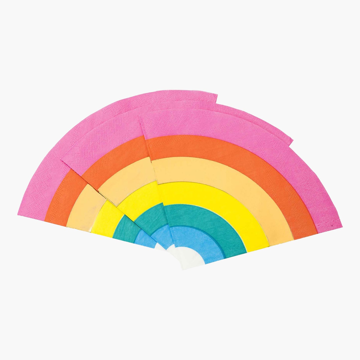 Rainbow Birthday Shaped Napkins
