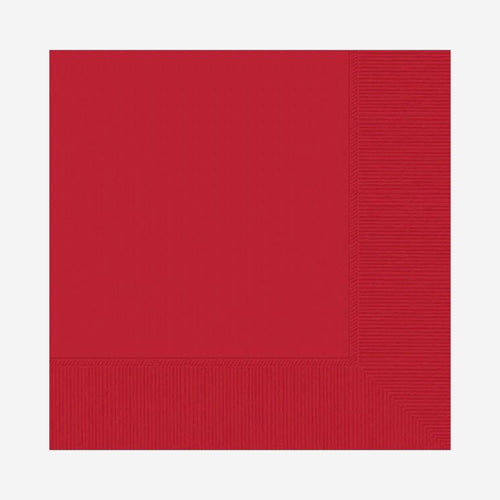Apple Red Party Napkins