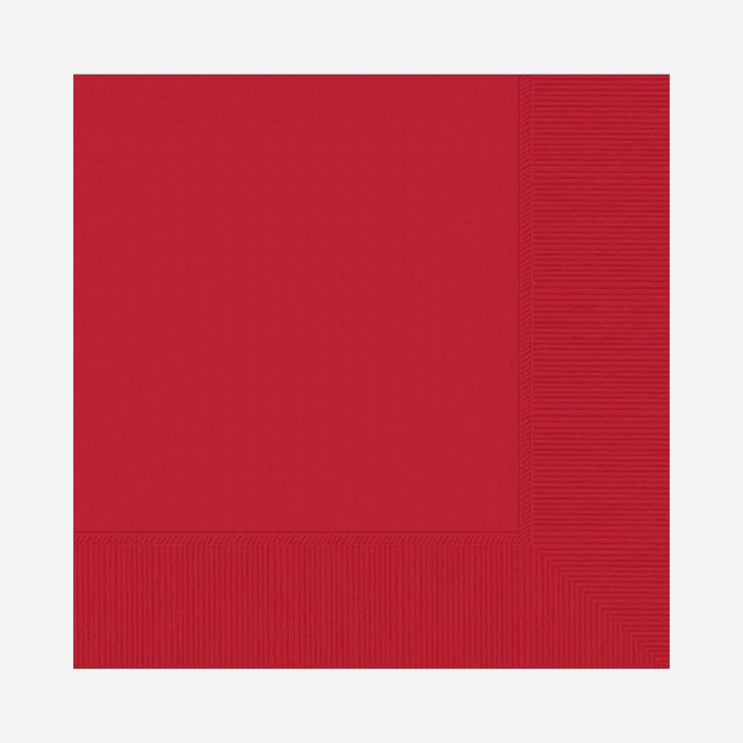 Apple Red Party Napkins