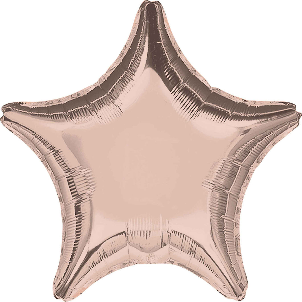 Rose Gold Star Foil Balloon