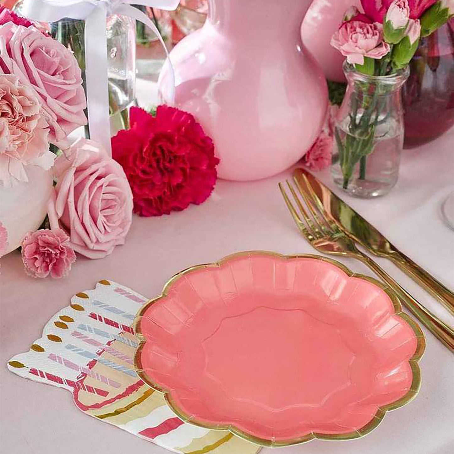 Rose Cake Shaped Napkins