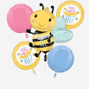 What will the Little Honey Bee Baby Balloon Bouquet