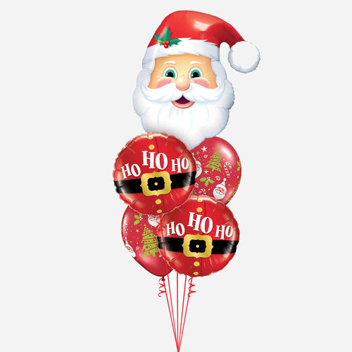 Santa Ho Ho Ho Balloon Bouquet