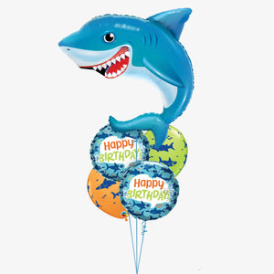 Big Shark Birthday Bouquet, Birthday Party Balloons