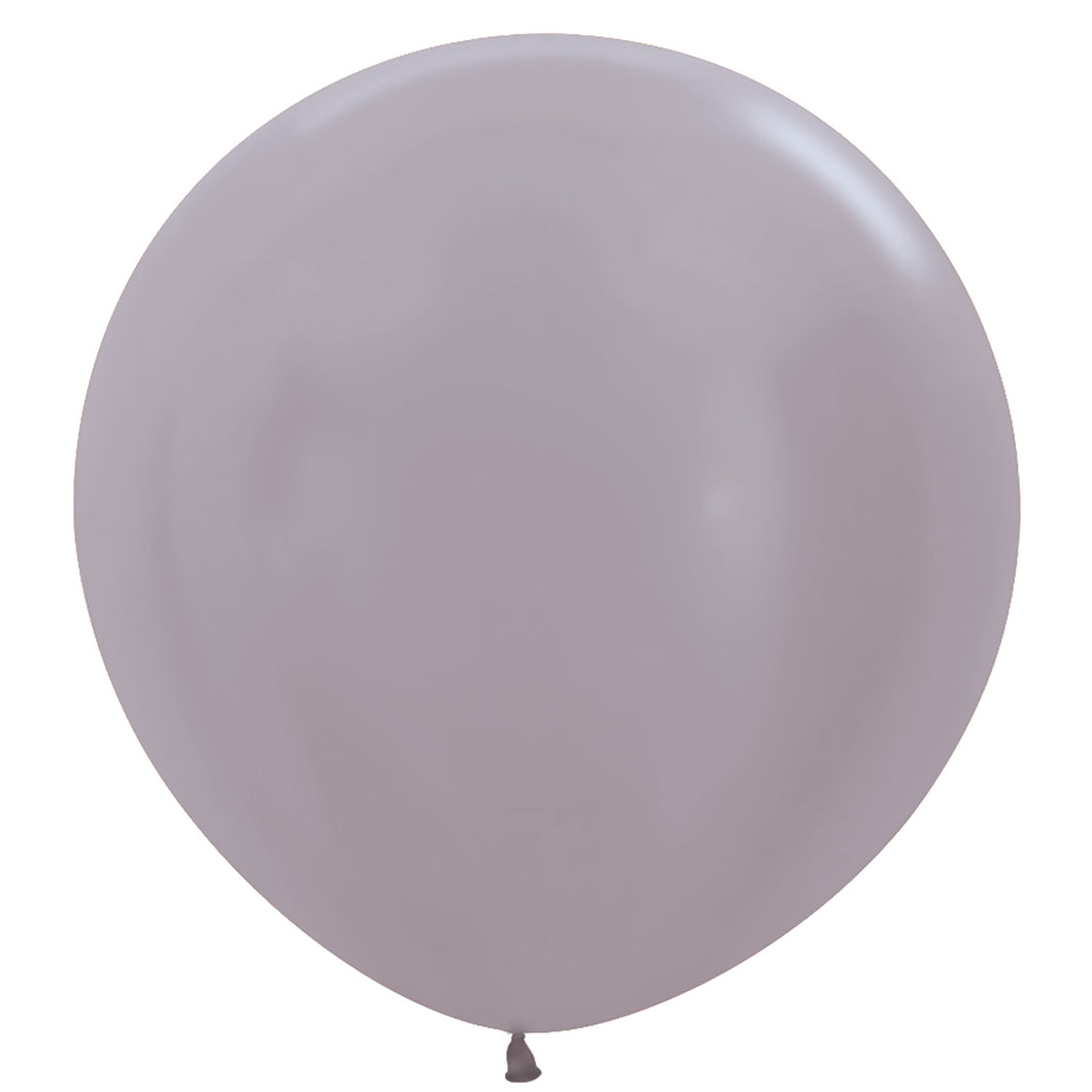 Silver giant 3ft latex balloon