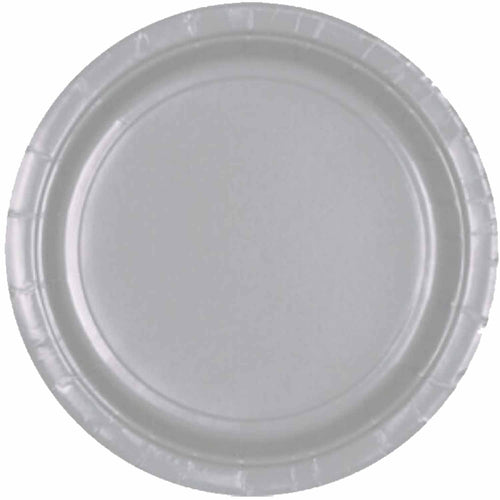 Silver Paper Plates (8 pack)