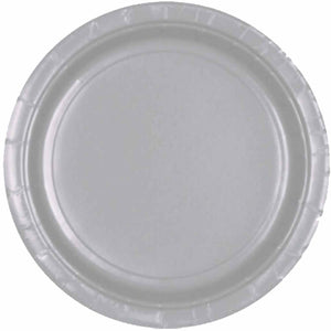 Silver Paper Plates (8 pack)