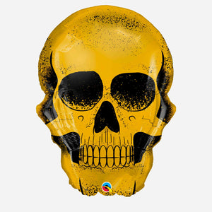 Golden Skull Foil Balloon