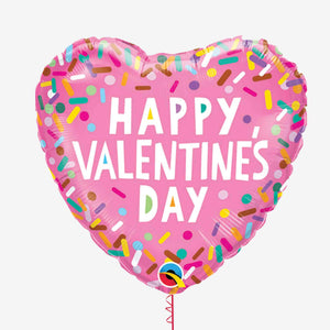 Happy Valentines Sprinkles Foil Balloon