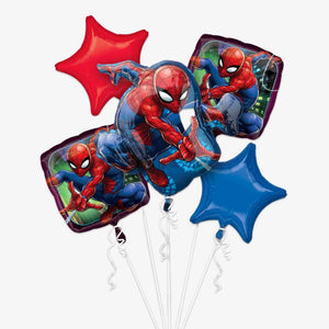 Spider-Man Foil Balloon Bouquets