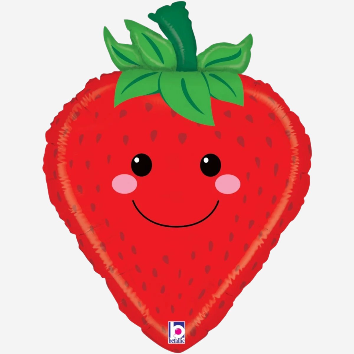 Strawberry Shape Inflated Foil Balloon