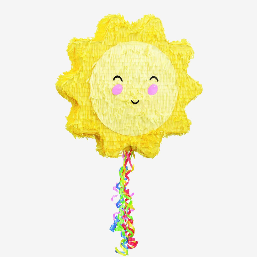 Smiling Sun Shaped Drum Piñata