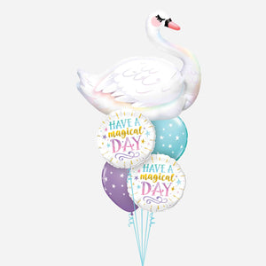 Majestic Swan Balloon Bouquet