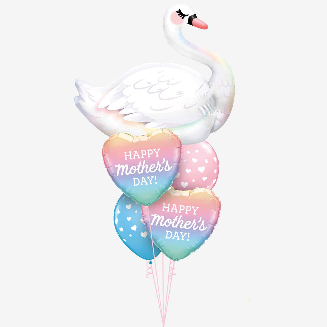 Mother's Day Swan Balloon Bouquet