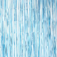 Matt Blue Fringe Curtain Backdrop