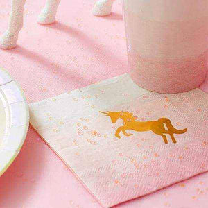 We Heart Unicorns Cocktail Napkins