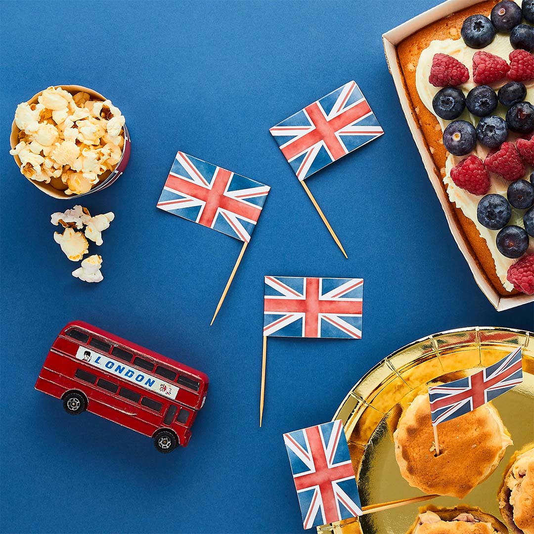 Union Jack Food Picks