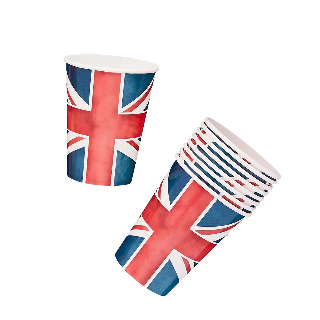Union Jack Paper Cups