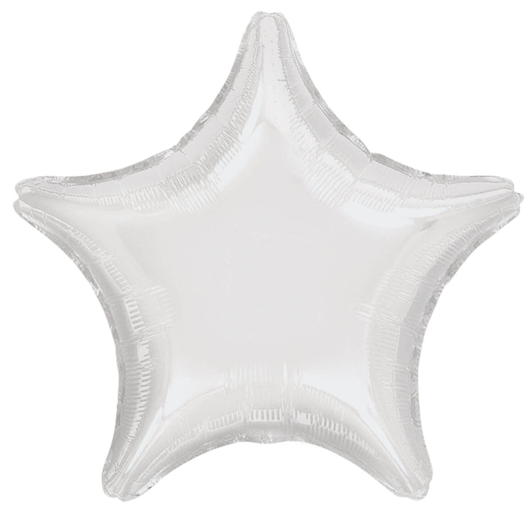 White Star Foil Balloon