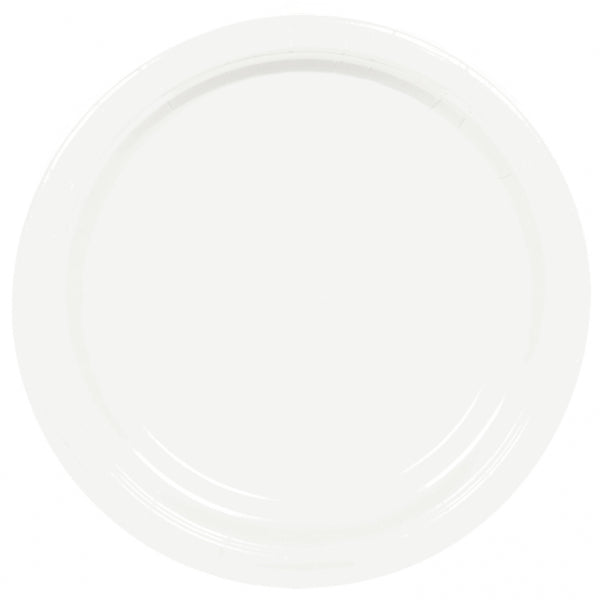 White Paper Plates (8 pack)